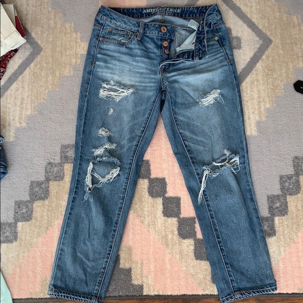American Eagle Boy Crop Jeans
